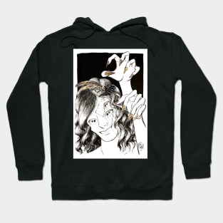 Spider woman with long nails Hoodie